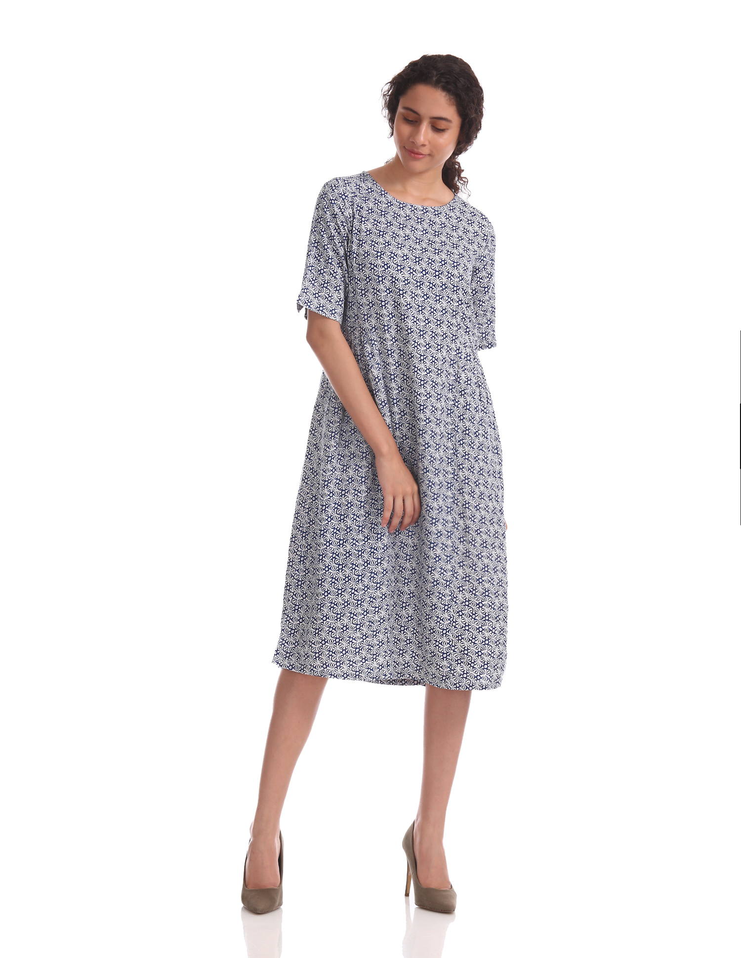 U.S. Polo Assn. Women Casual Wear Printed Dress